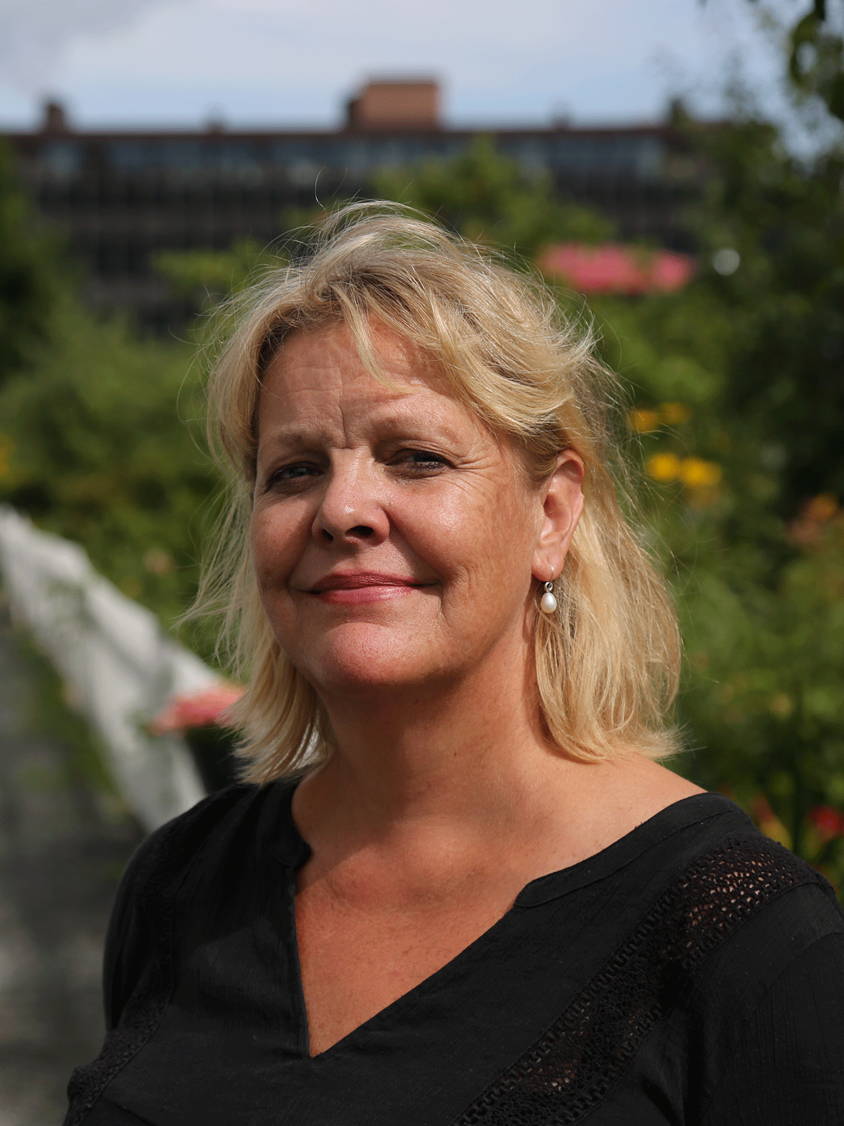 Portrait of smiling woman
