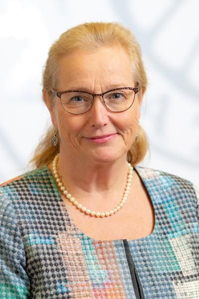 Portrait of smiling woman
