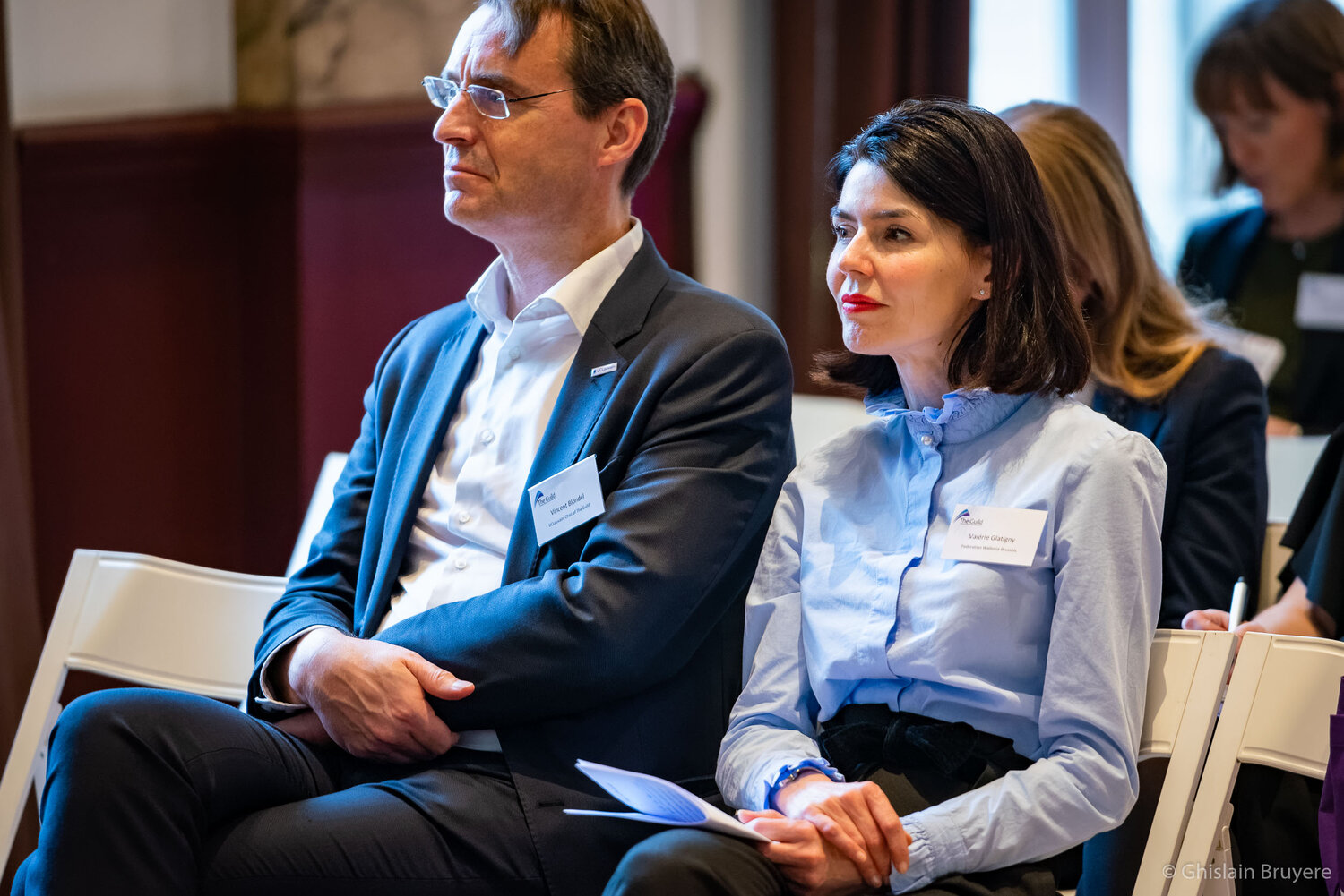 Vincent Blondel and Minister Valérie Glatigny