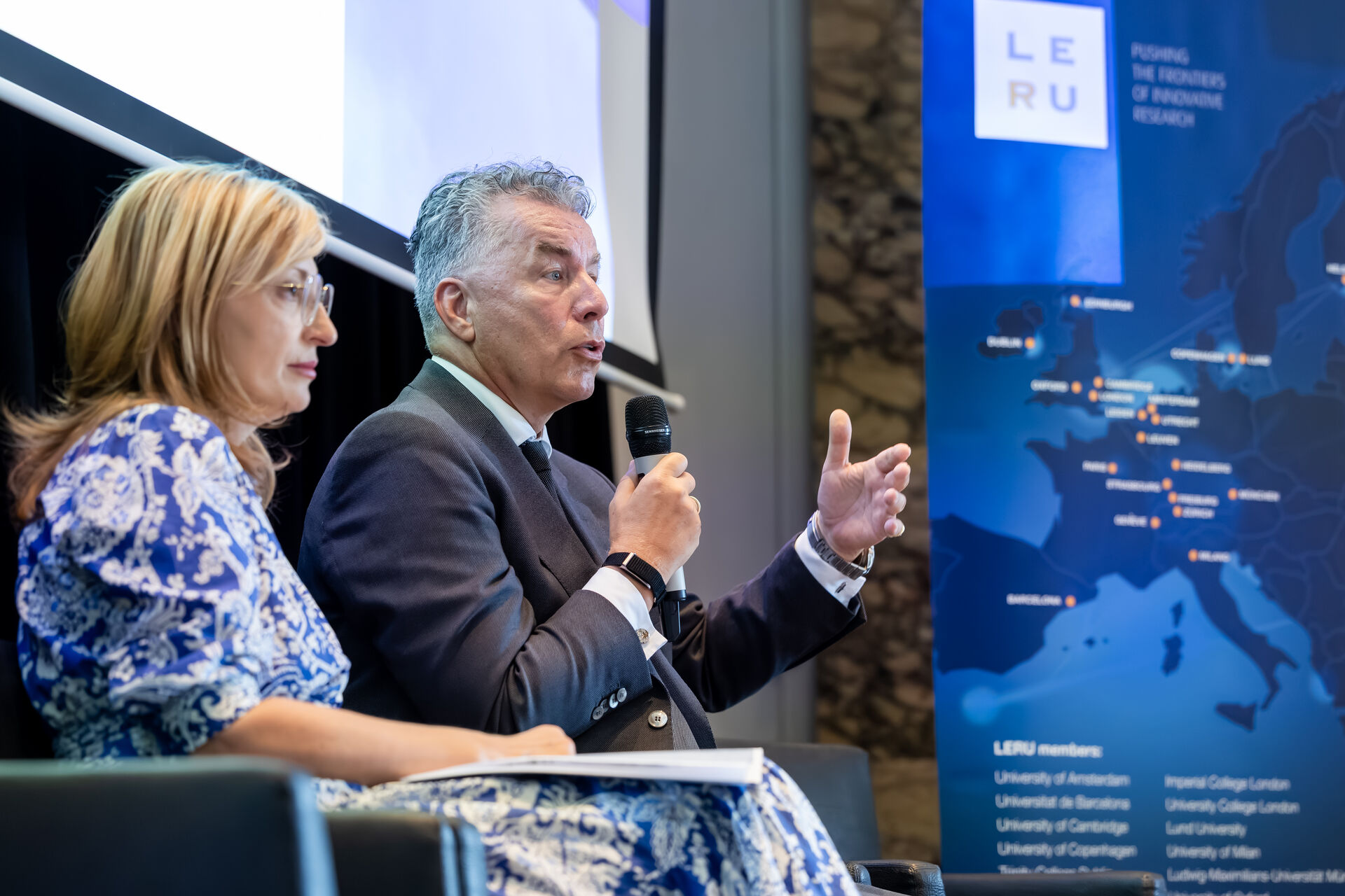 Zaharieva and Ehler speaking