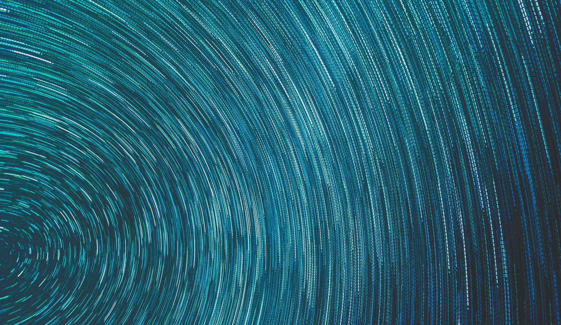 Swirling blue light