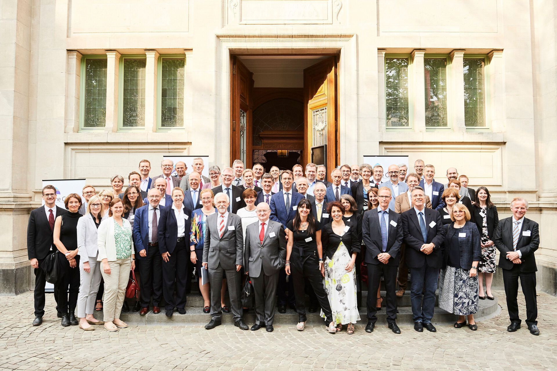 Representatives from the Guild member universities/Photographed by F. de Ribaucourt.
On June 2, we welcomed the University of Bern as our 19th member, and we elected a new board, chaired by Vincent Blondel - Rector of the University of Louvain.